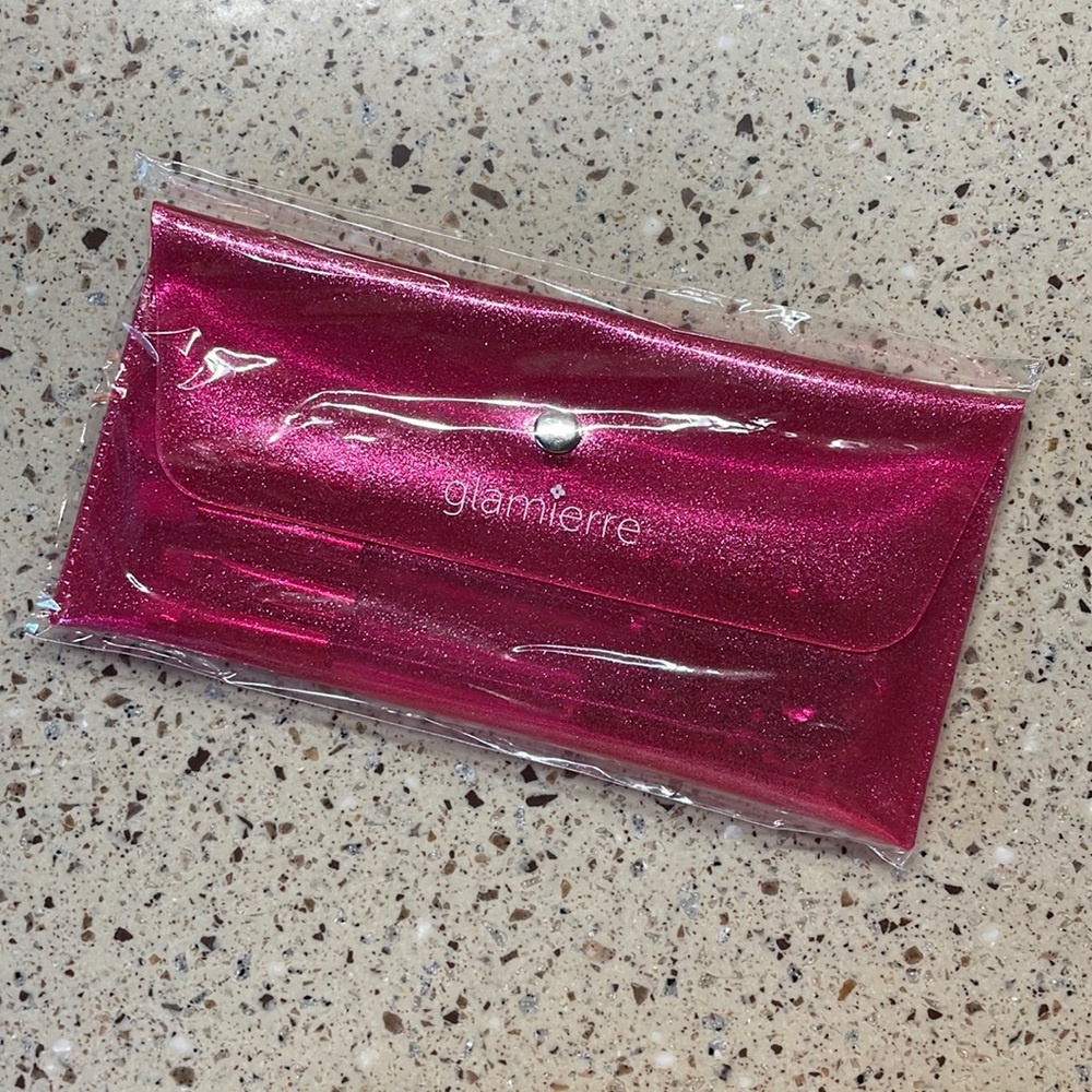 GLAMIERRE Pink Luxe Glitter Eye Brush Collection